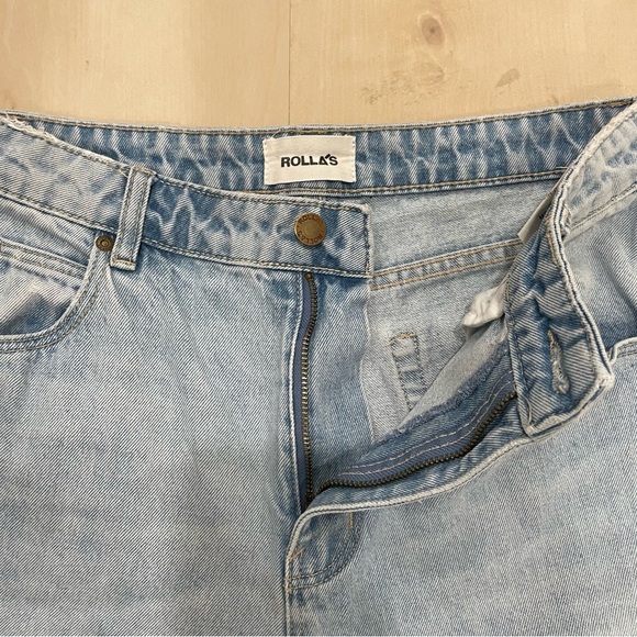 Rolla’s Miller Mid-High Rise Slim Straight Jean Women's 28 Horizon Blue - Picture 10 of 16